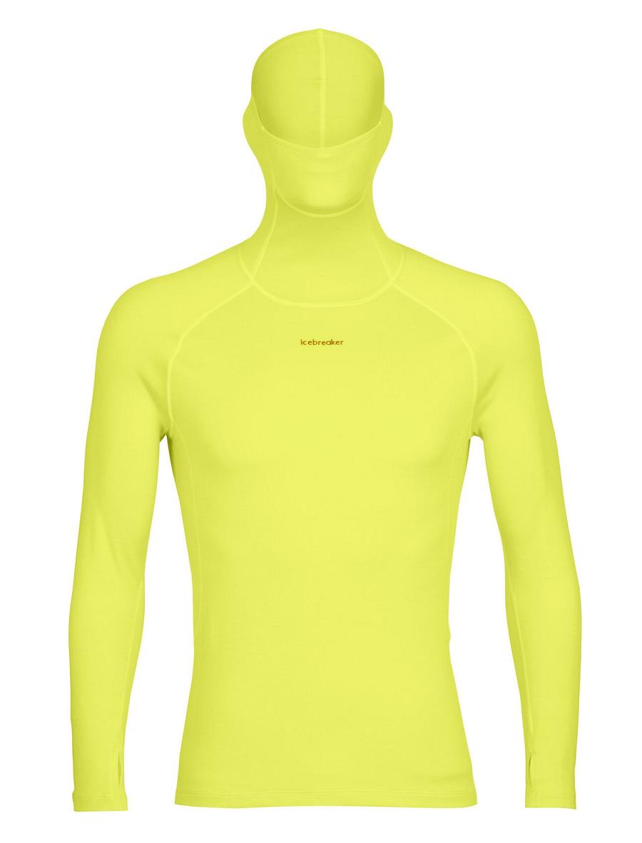 Men's Icebreaker MerinoFine™ Long Sleeve Roll Neck Base Layers Shine | CA 1605VRWD